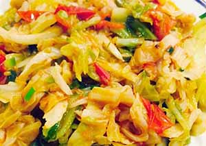2. Bắp cải xào