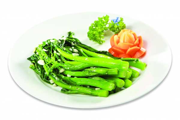 2. Rau cải luộc