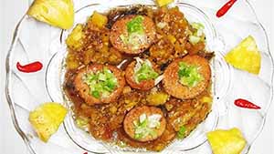 1. Trứng cá thu kho thơm